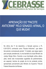 Aprovação do “Pacote Anticrime” pelo senado: afinal, o que muda?